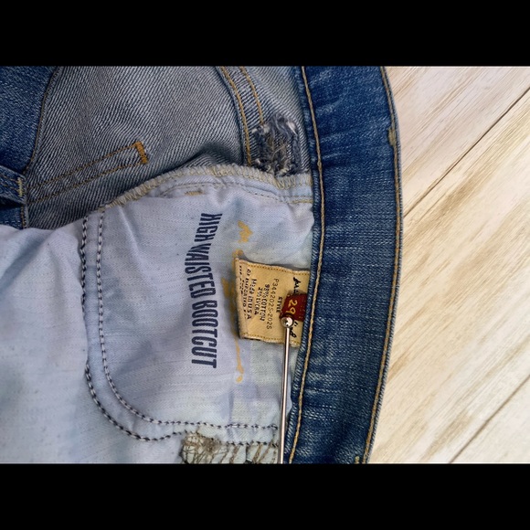 7 FOR ALL MANKIND HIGH WAISTED BOOT CUT JEANS - Picture 3 of 7